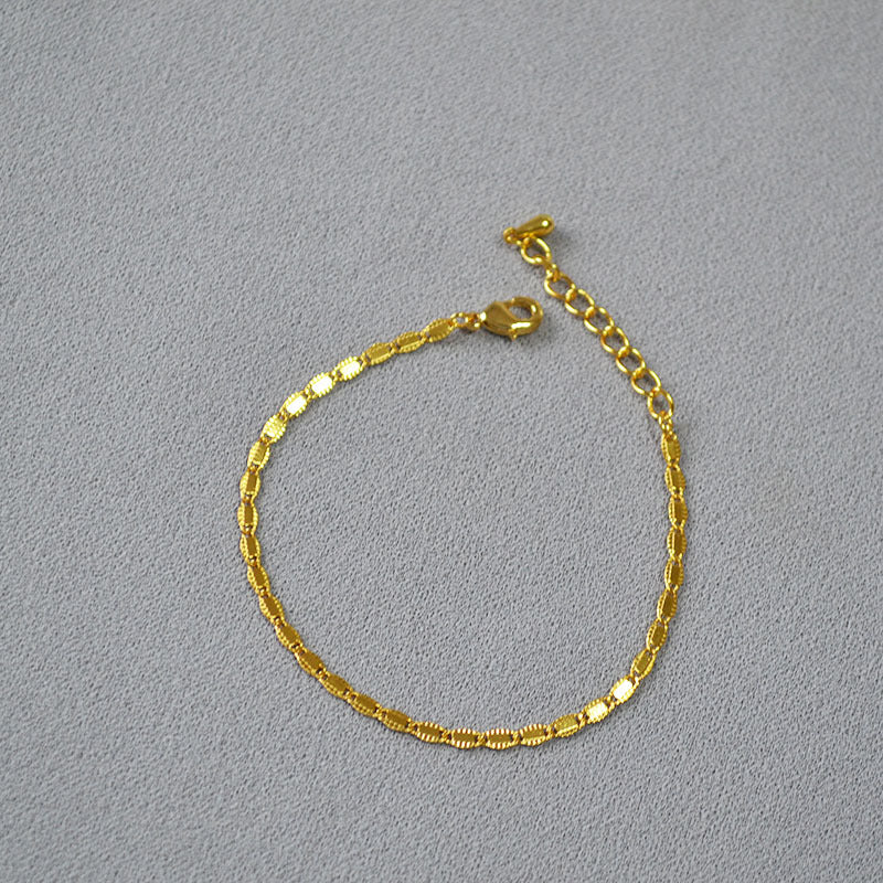 Fashion Brass Chain Bracelet Bangle