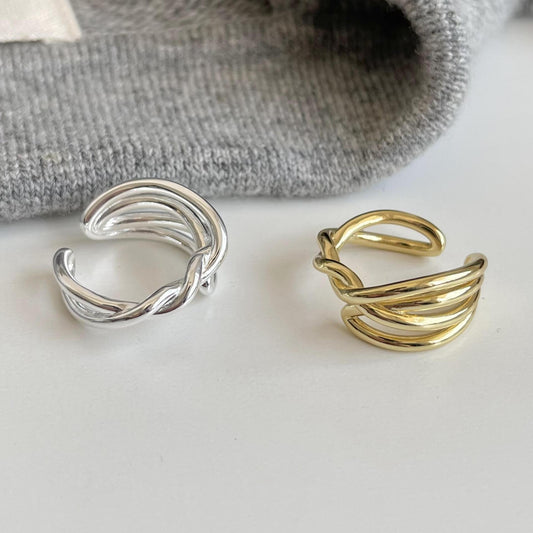 925 Sterling Silver Twisted Ring