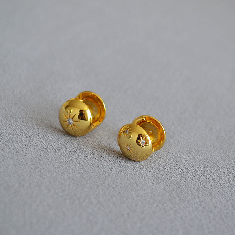 Brass Sunny Earrings