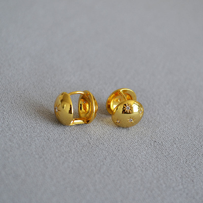 Brass Sunny Earrings