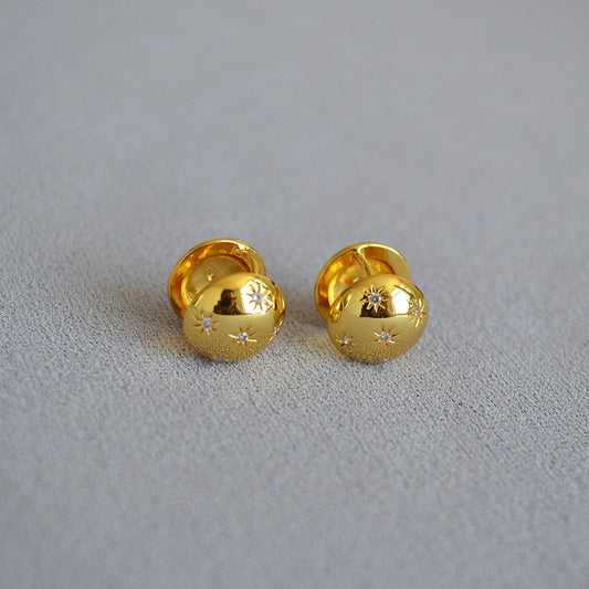 Brass Sunny Earrings