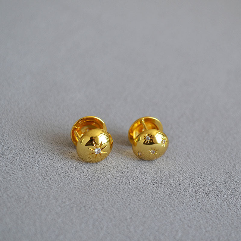 Brass Sunny Earrings