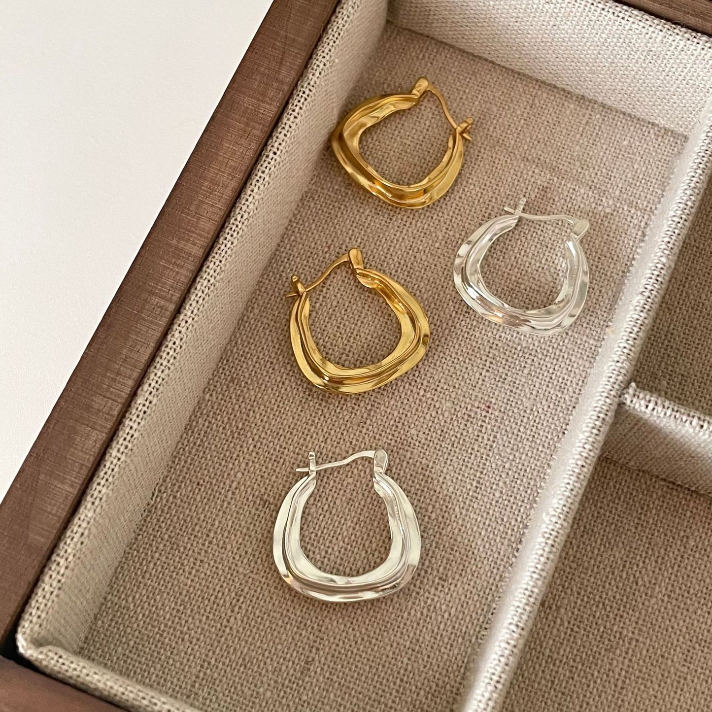 925 Sterling Silver Hoop Earrings