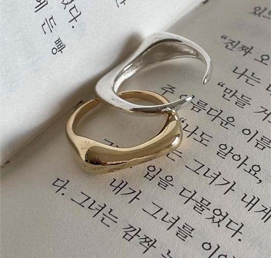 925 Sterling Silver Stackable Bone Ring