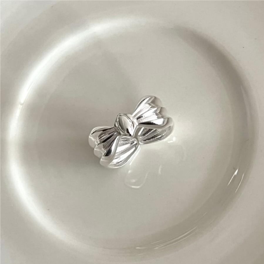 925 Sterling Silver Bow Ring