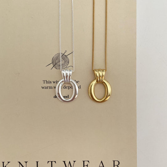 925 Sterling Silver Chic Pendant Necklace