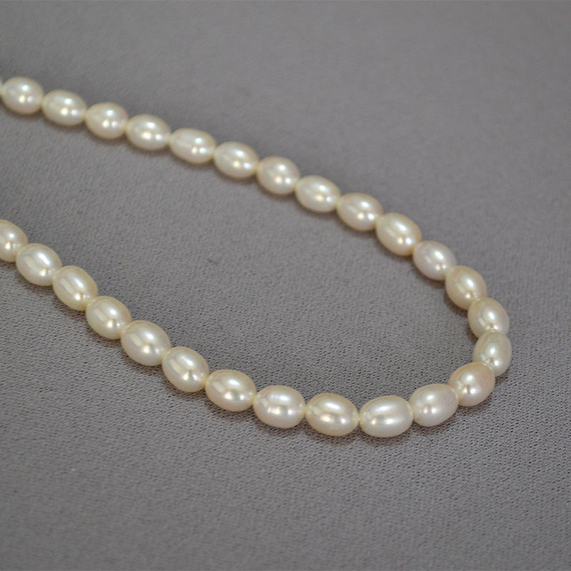 Brass Freshwater Pearl Necklace