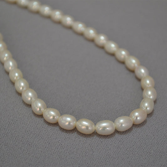 Brass Freshwater Pearl Necklace