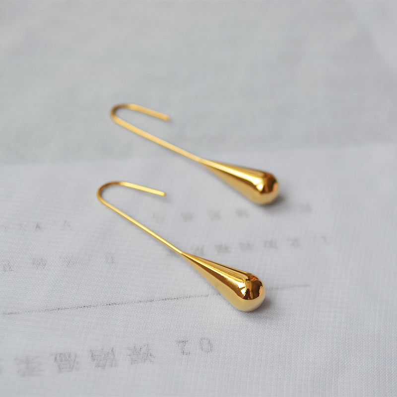 Brass Drop Earrings