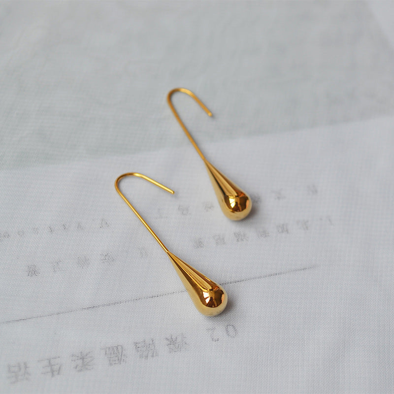 Brass Drop Earrings