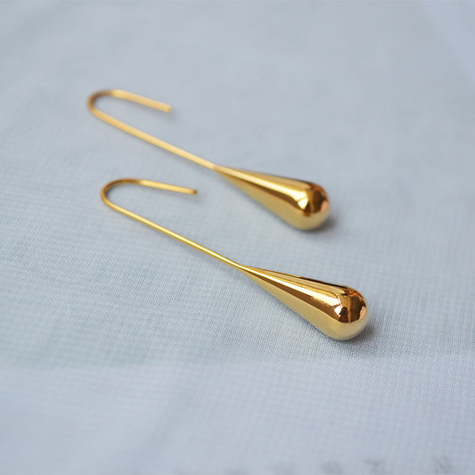 Brass Drop Earrings