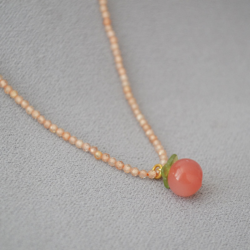 Brass Beaded Pearl Necklace