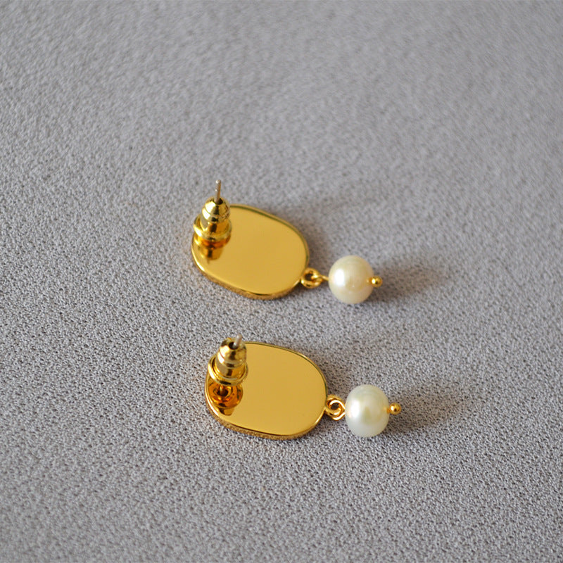 Brass Fashion Enamel Earrings