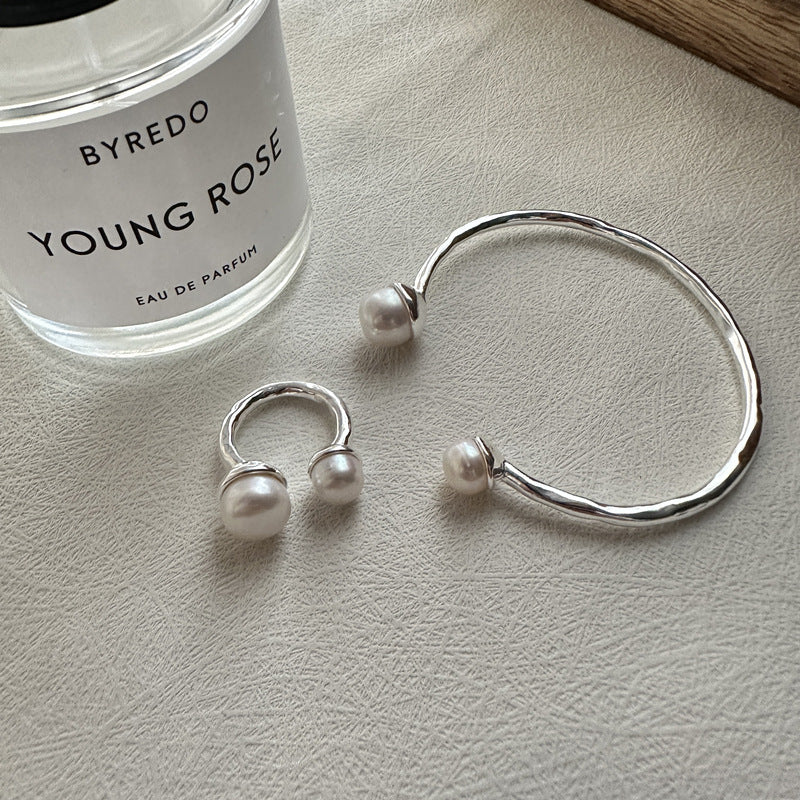 925 Sterling Silver Freshwater Pearl Ring