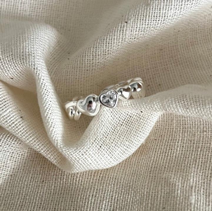 925 Sterling Silver Heart Ring