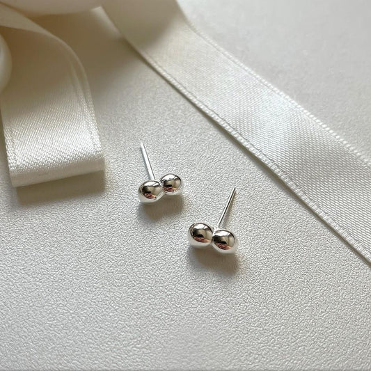 925 Sterling Silver Bow Tie Earrings