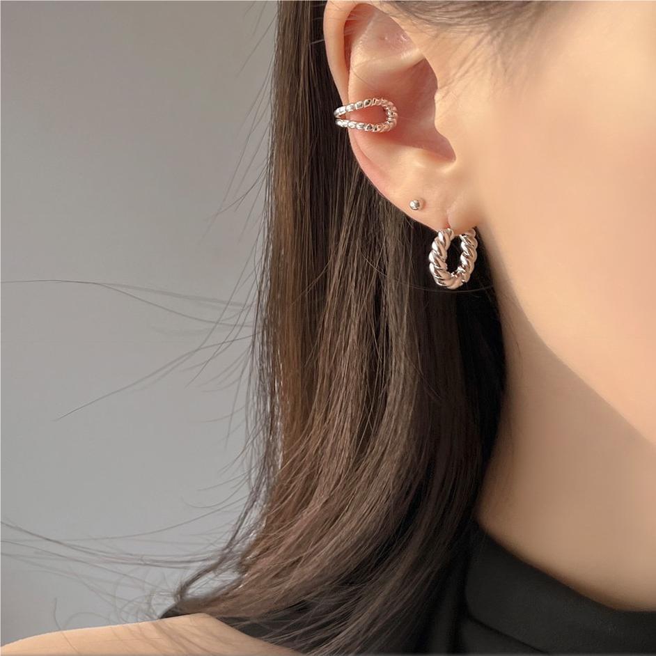 925 Sterling Silver Small Hoop Earrings