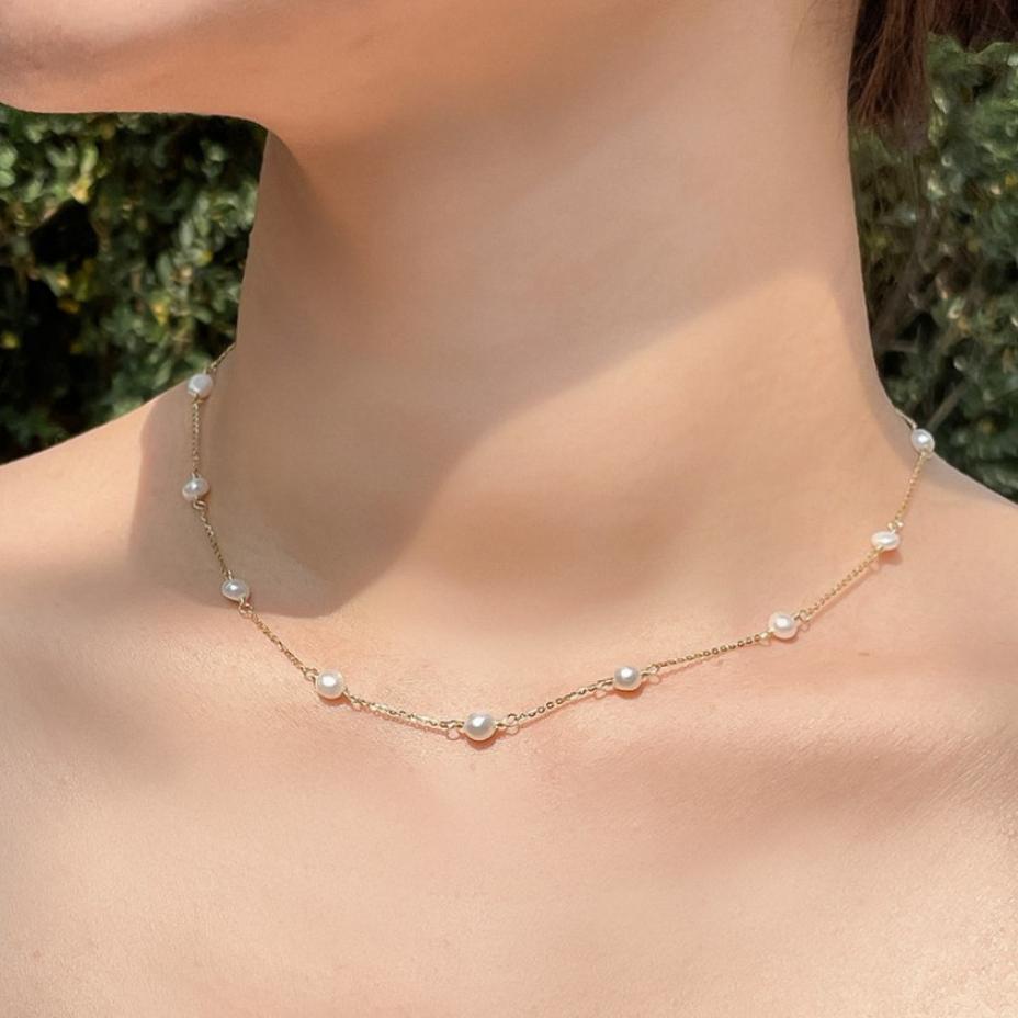 925 Sterling Silver Freshwater Pearl Necklace