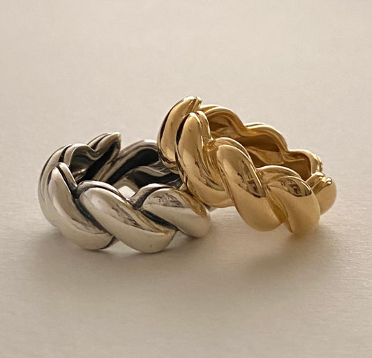 925 Sterling Silver Twisted Ring