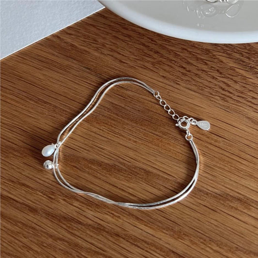 925 sterling sliver and fresh water pearl Bracelet / Bange