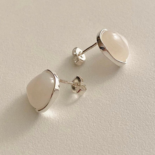 925 Sterling Silver Earrings With Stone