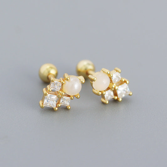 925 Sterling Silver Delicate Earring Studs