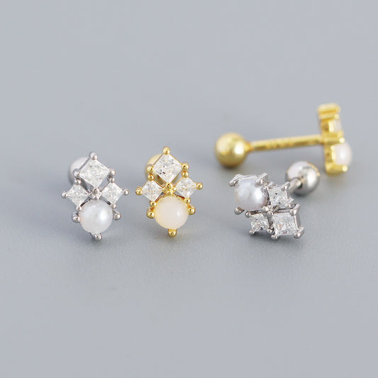 925 Sterling Silver Delicate Earring Studs