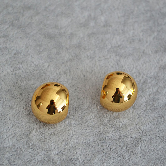 Brass High Polish Earrings