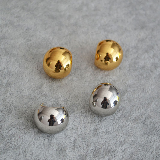 Brass High Polish Earrings