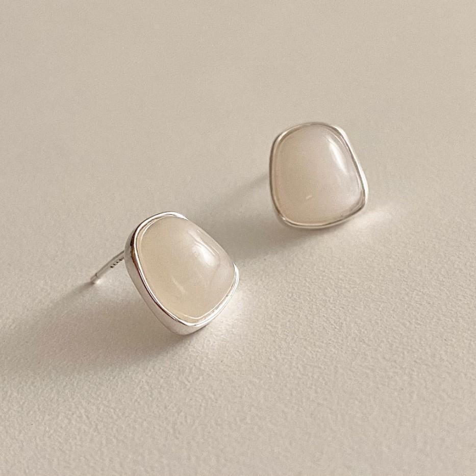 925 Sterling Silver Earrings With Stone