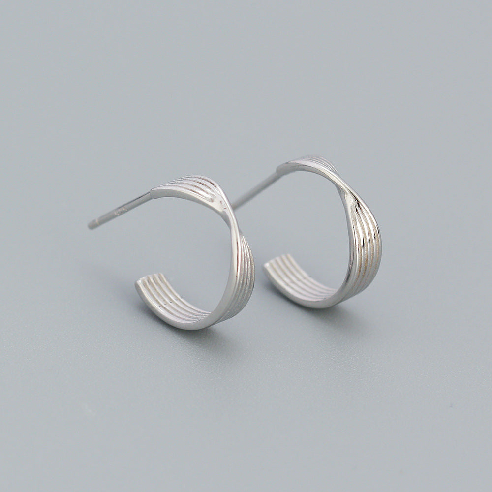 925 Sterling Silver Hoop Earrings