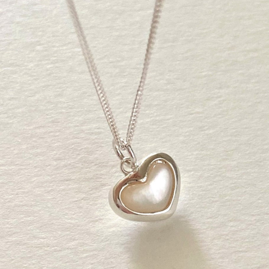 925 Sterling Silver Heart Pendant Necklace