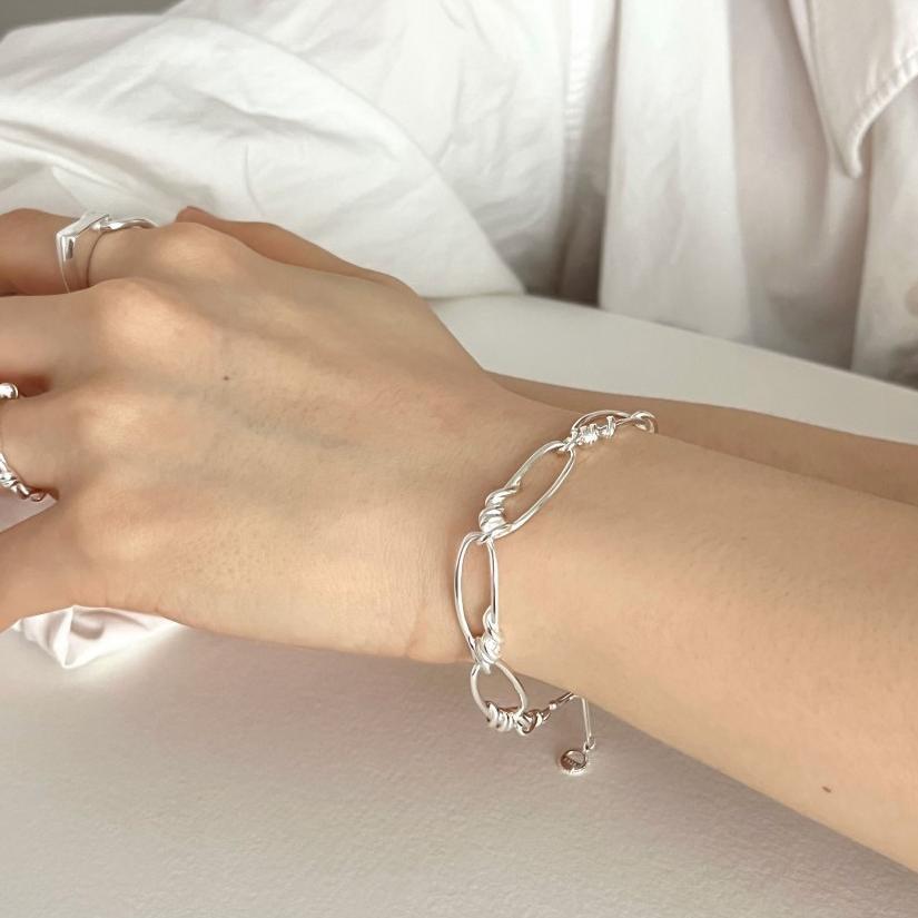 925 Sterling Silver Chic Bracelet Bangle