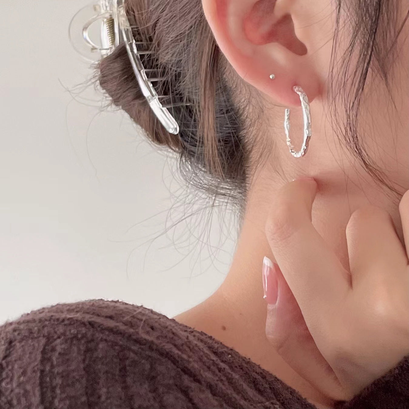 925 Sterling Silver Hoop Earrings