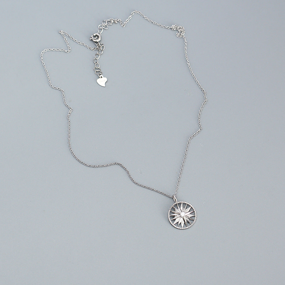 925 Sterling Silver Trendy Pendant Necklace