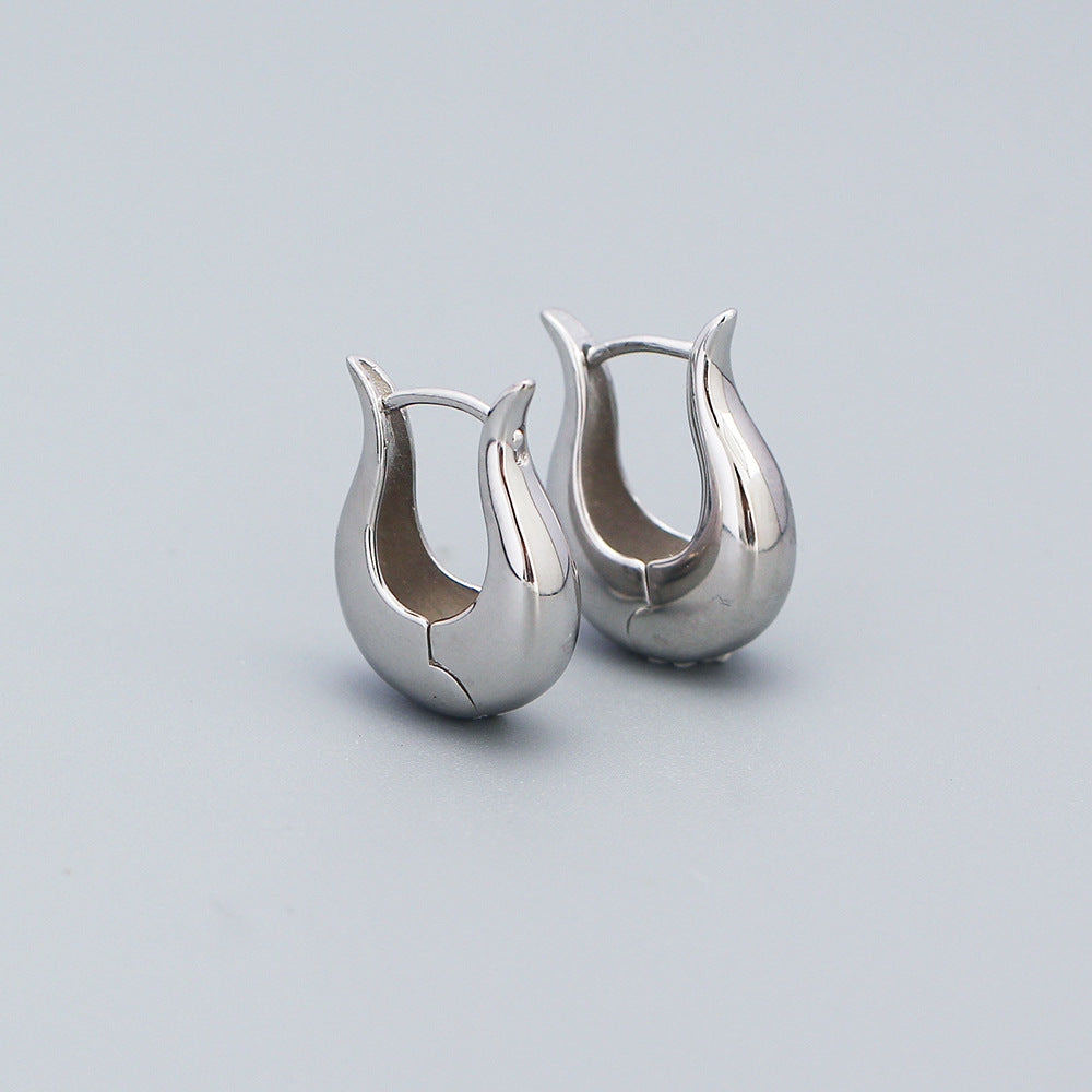 925 Sterling Silver Fashion Earring Hoops