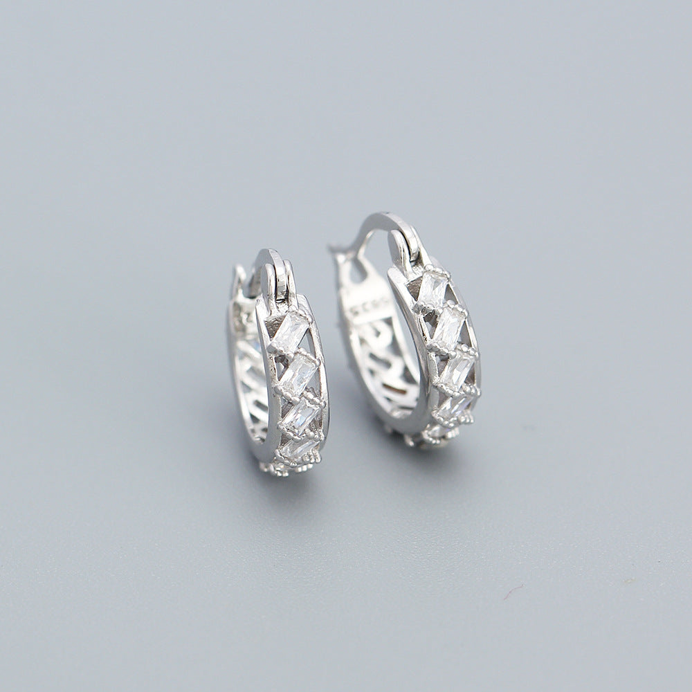 925 Sterling Silver Small Hoop Earrings