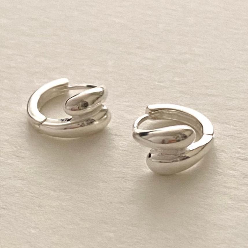 925 Sterling Silver Delicate Hoop Earrings