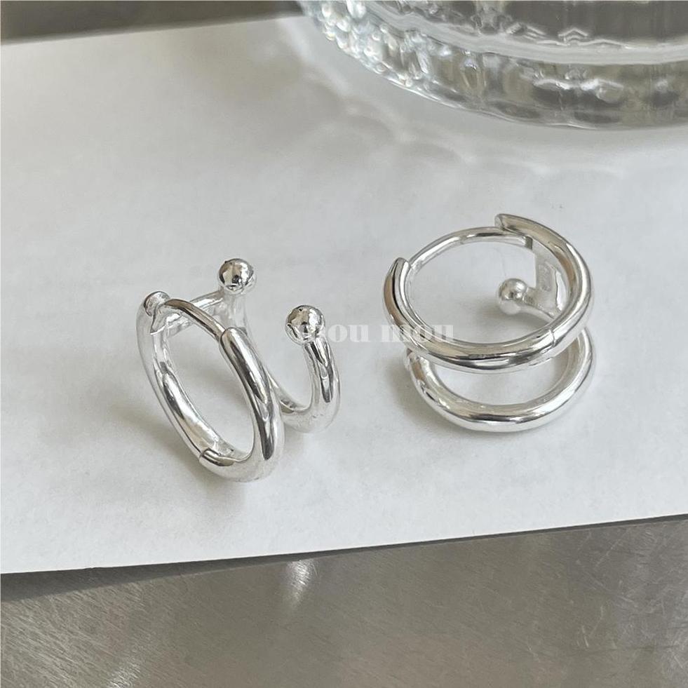 925 Sterling Silver Hoop Earrings