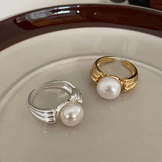 925 Sterling Silver Freshwater Pearl Ring