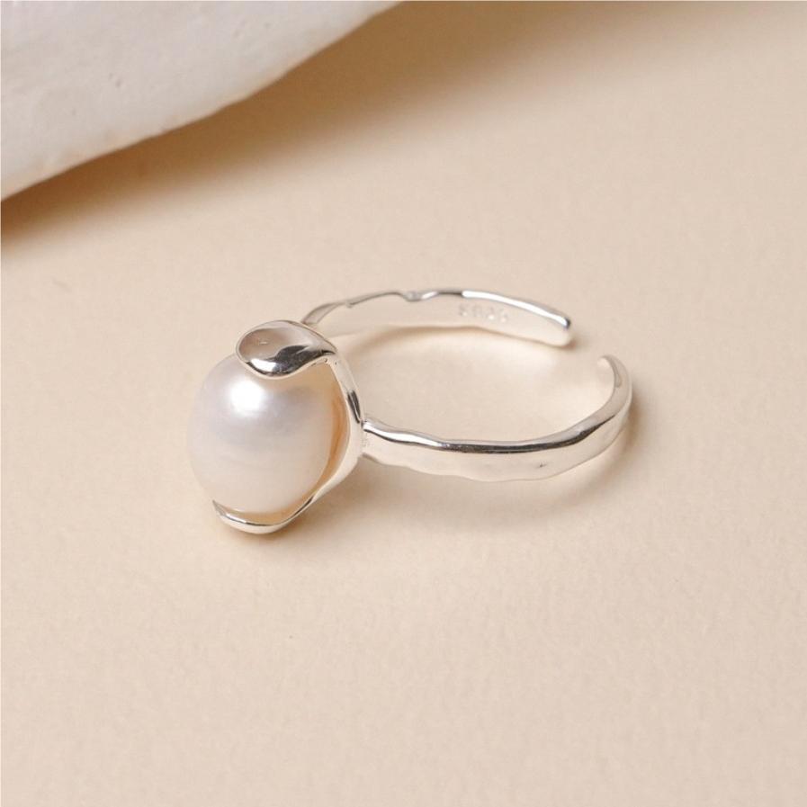 925 Sterling Silver Freshwater Pearl Ring