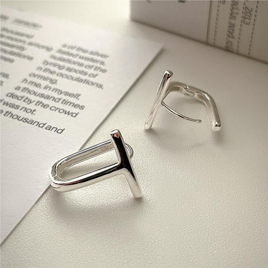 925 Sterling Silver U Shape Earrings