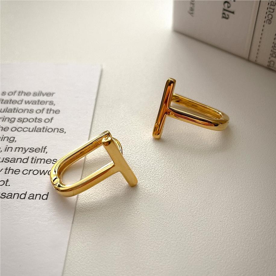 925 Sterling Silver U Shape Earrings