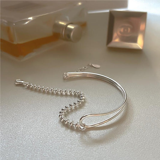 925 Sterling Silver Chic Bracelet Bangle