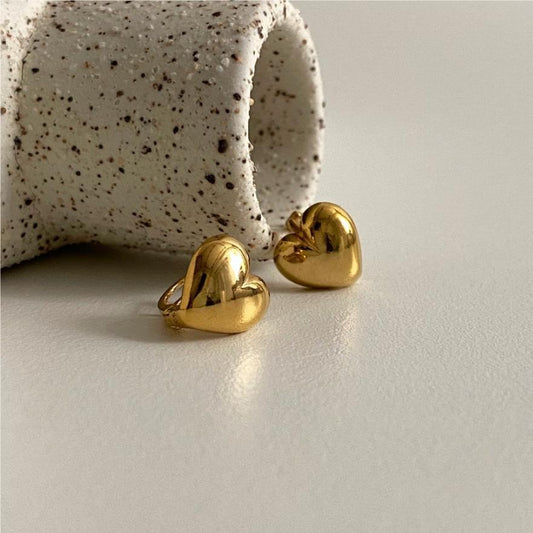 925 Sterling Silver Sweet Heart Earrings