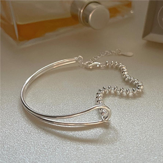 925 Sterling Silver Chic Bracelet Bangle