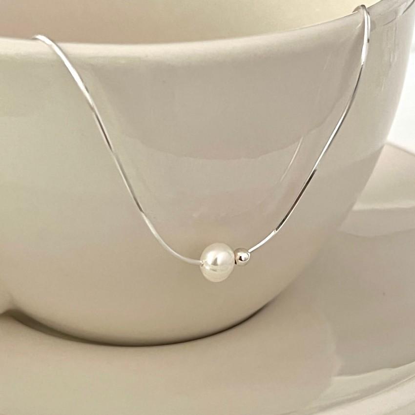 925 Sterling Silver Freshwater Pearl Necklace