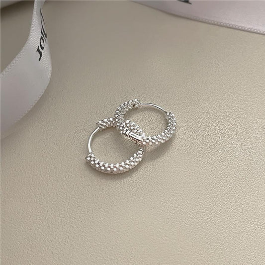 925 Sterling Silver Hoop Earrings