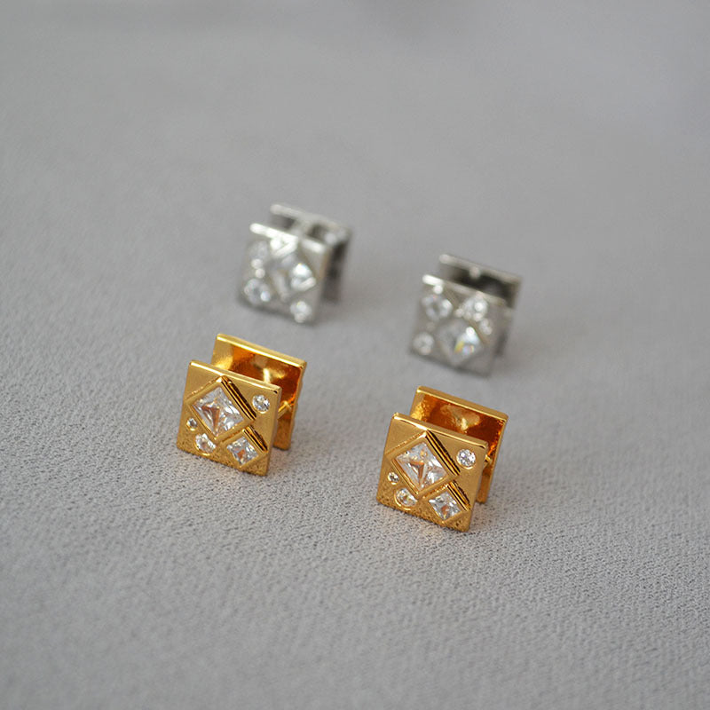 Brass CZ Earrings