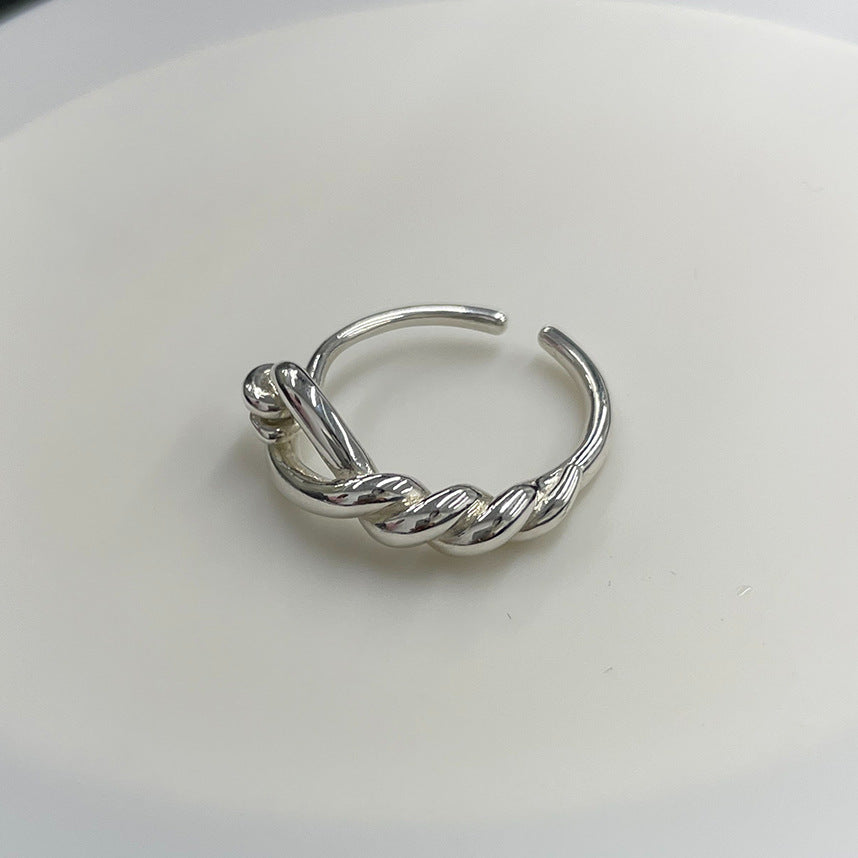 925 Sterling Silver Twisted Ring
